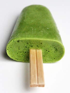 avocado and green tea popsciles