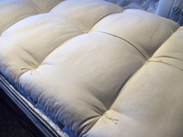 The Wooly. Cozy comfort, and excellent temperature regulation! Available in 3" and 1.5" thickness.